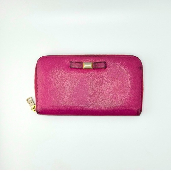 MIU MIU Fuchsia Wallet, GUC - Picture 1 of 12